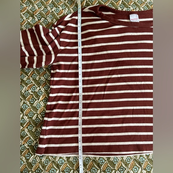 Hanna Anderson Women’s Striped Brown and White Loungewear Set - Picture 3 of 11